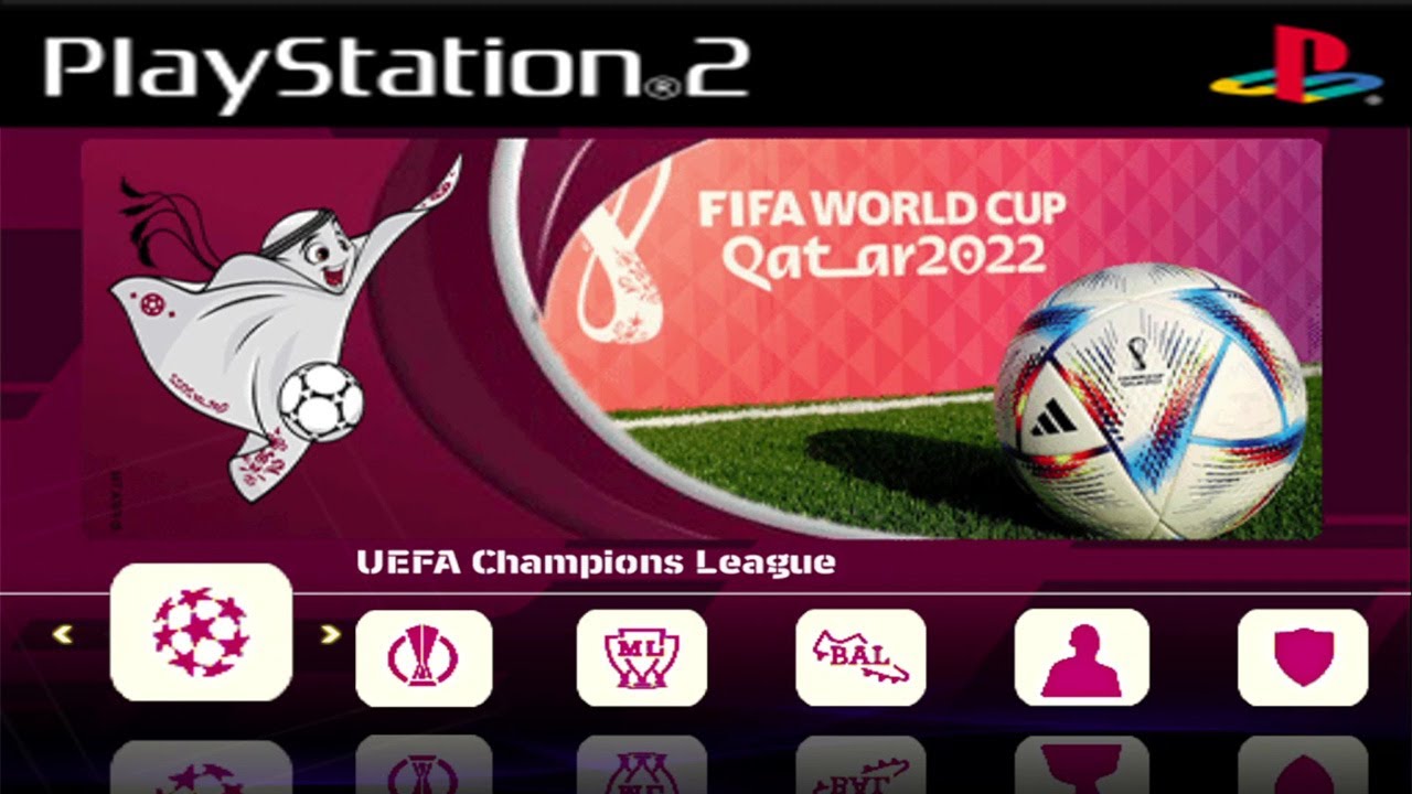 PES 2023 PS2 ATUALIZADO OUTUBRO ISO COPA DO MUNDO QATAR 2022 BY JRPLAY 