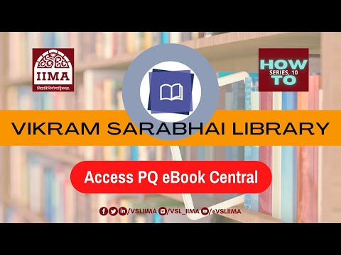 How to Access eBook Central (ProQuest) Platform | VSL How To Series | Video 10