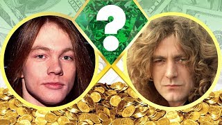 WHO’S RICHER? - Axl Rose or Robert Plant? - Net Worth Revealed! (2017)