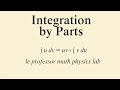 Integration by Parts
