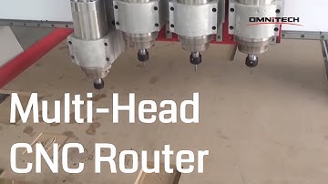 Multiple Head CNC Router MDF Woodworking -OMNI CNC