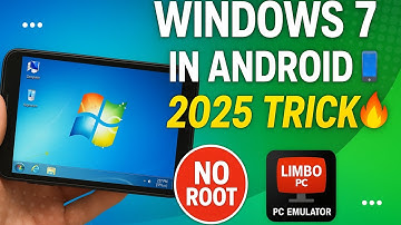 🔥 Windows 7 Running on Android Phone 2025! | Limbo x86 Emulator Full Guide 💻📱