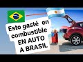 Consumo de combustible EN AUTO A BRASIL motor 2.0 en ruta