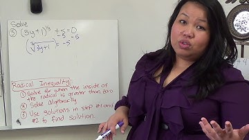 Algebra2 6.7 Solving Radical Equations and Inequalities