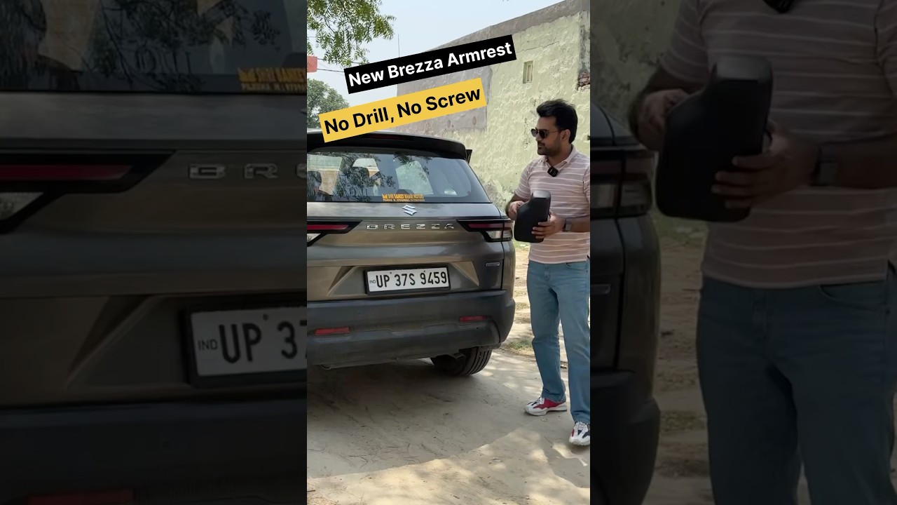 Maruti Suzuki Brezza Armrest Installation 