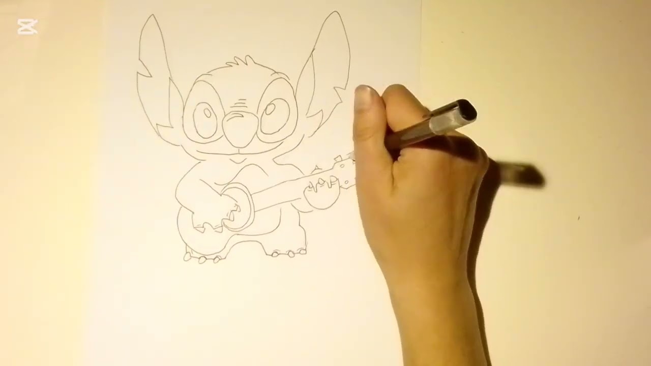 how to draw stitch 