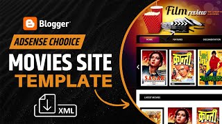 Movies Template for Blogger Website - Best Choice 