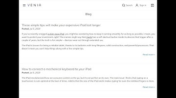 Blog extension for PWA Studio - Demo