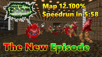 [World Record] Speed of Doom MAP 12 "The Meat Grinder" 100% (UV-Max) Speedrun in 5:58 [Doom]