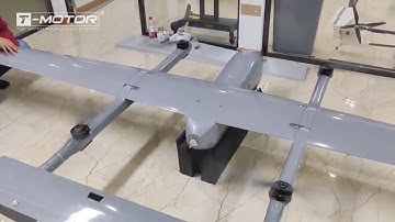 locking propeller at the right position of VTOL drone