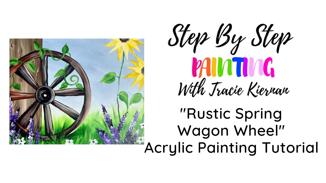 6 Round Brush Acrylic Painting Techniques - Tracie Kiernan - Step By Step  Painting