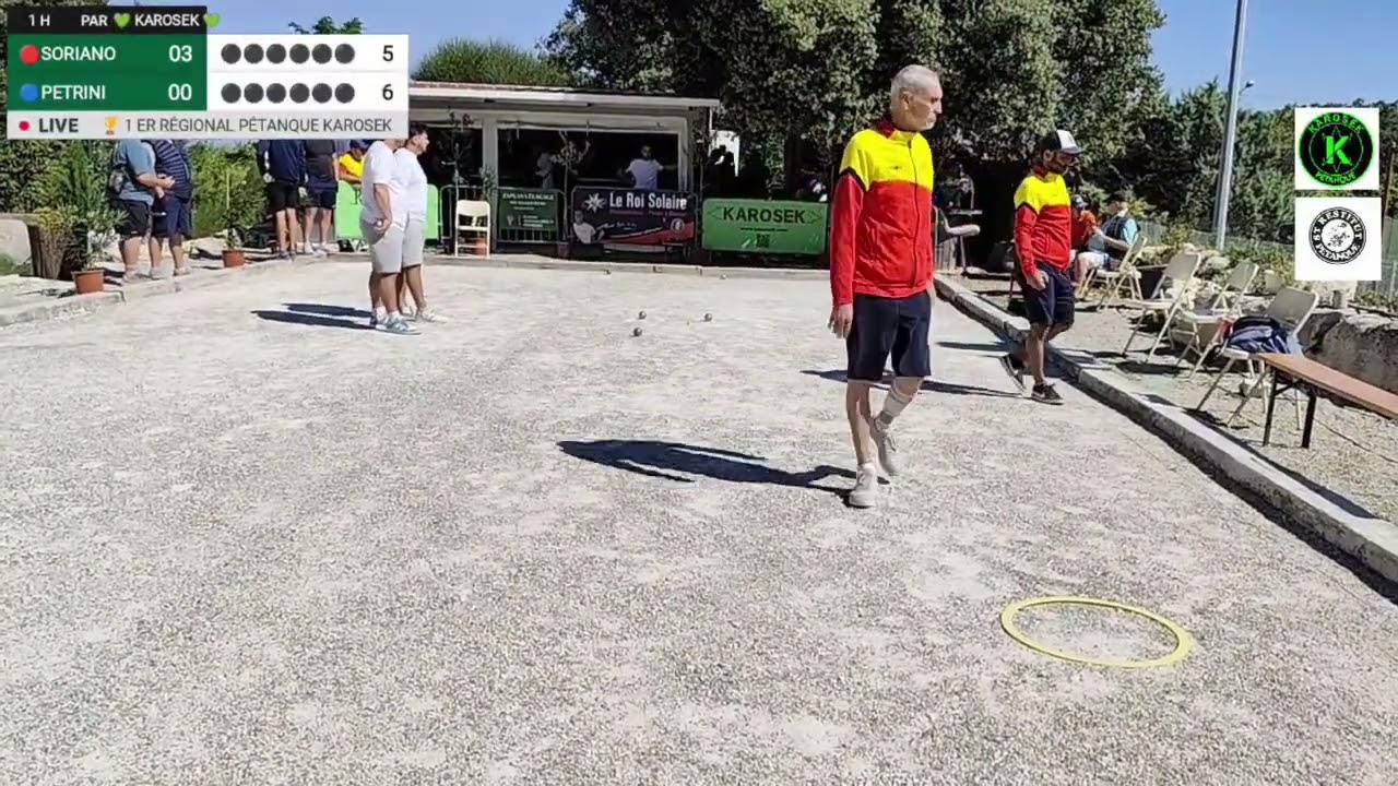Miniature : 1er Régional Pétanque Karosek - St Restitut🏆 Partie Barrage. PETRINI 🆚 SORIANO