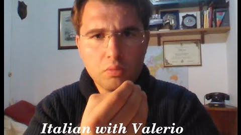 Learn Italian with Valerio. Lesson #3: grammar - definite articles