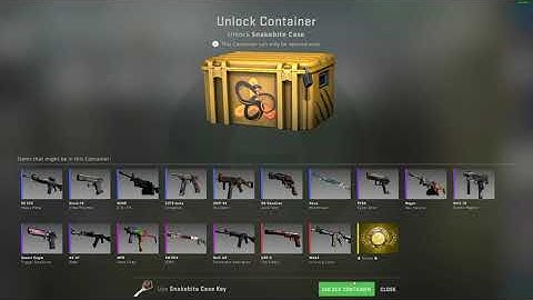 THE FIRST GOLD I HAVE EVER GOT!! SNAKEBITE CASE OPENING!!
