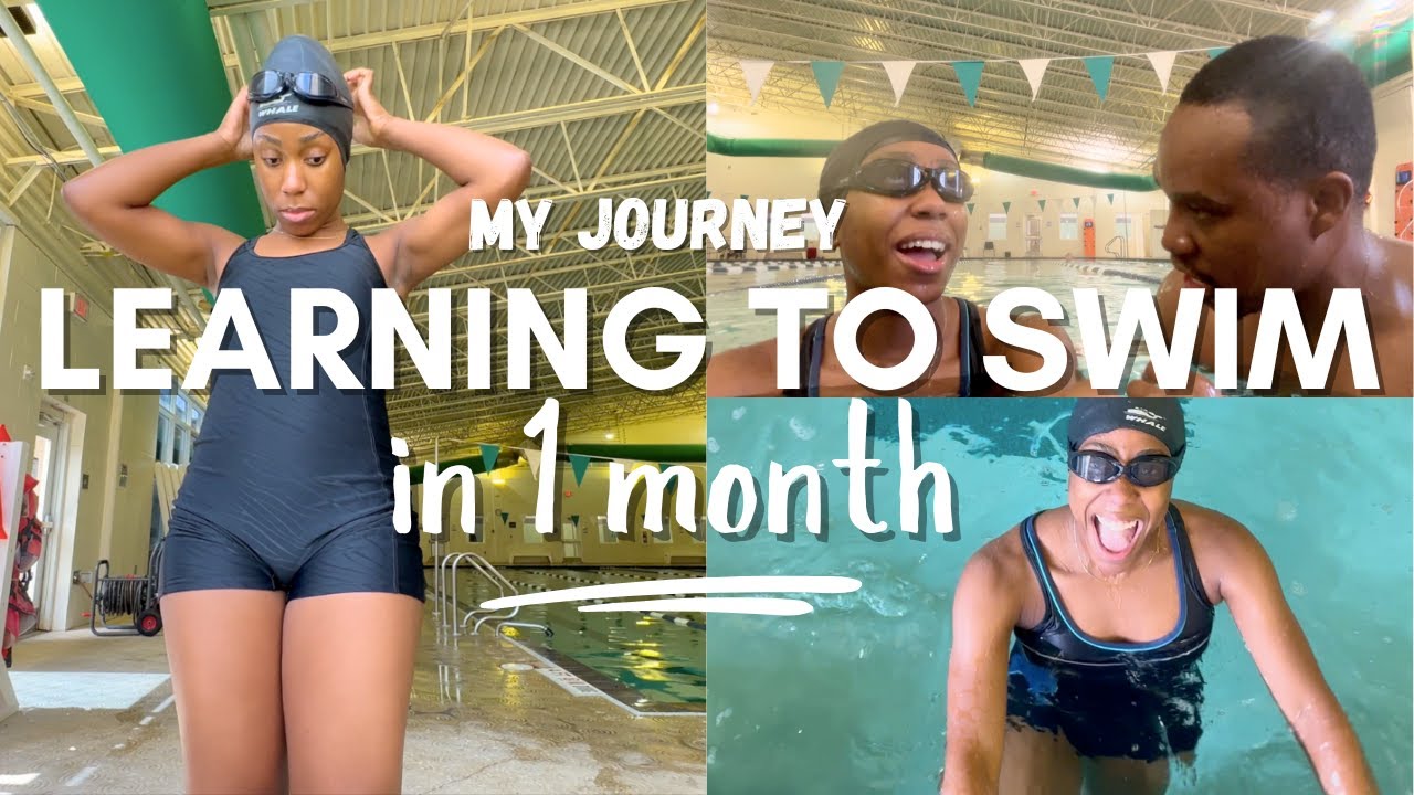 how i learned to swim in one month as an adult! if you're feeling discouraged, watch this  | VLOG