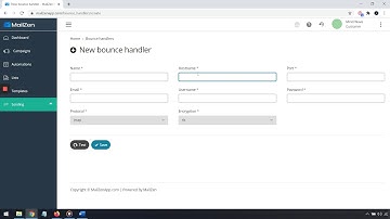 What is bounce handler, how to use it ?
