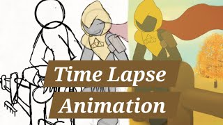 This is what autumn feels like - Map Part 9 Time Lapse (Flipaclip Animation)