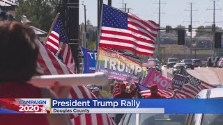 Rally Shows Support For President Trump In Douglas County