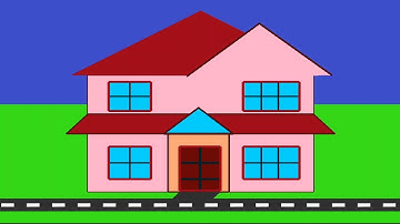 OpenGL C++ Mini Project -II drawing house | computer Graphics