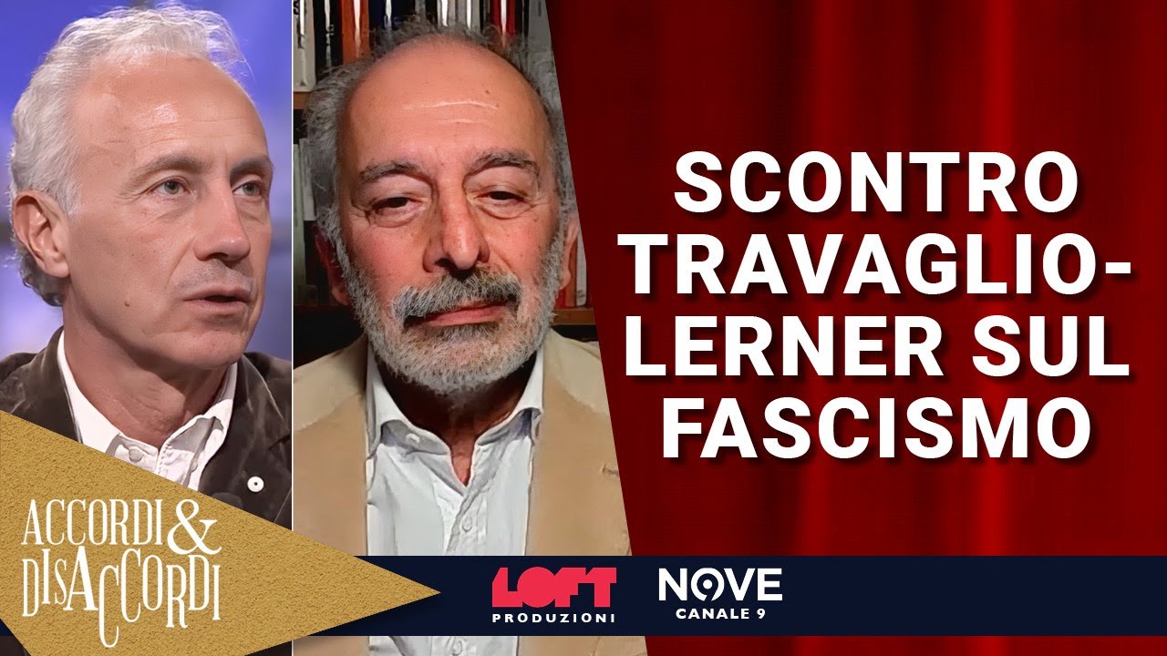 Scontro Travaglio Lerner sul Fascismo