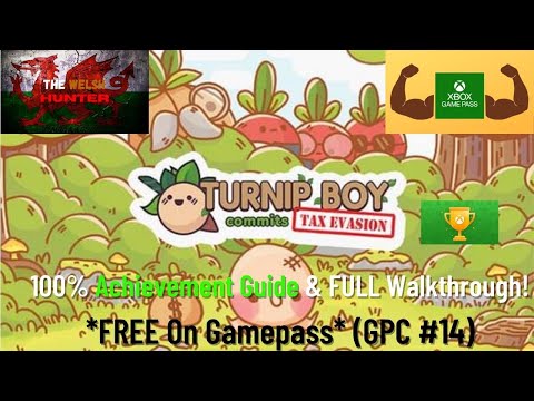 Turnip Boy Commits Tax Evasion - 100% Achievement Guide & FULL Walkthrough! *FREE On Gamepass* GPC14