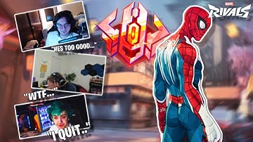 Streamers REACT to RANK ONE Spider-Man DOMINATING ONE ABOVE ALL