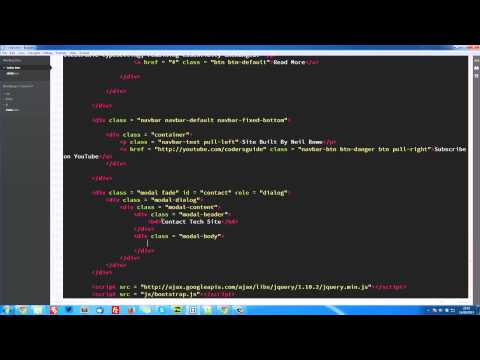 Bootstrap 3 Tutorials   #6   Modals Popup Boxes