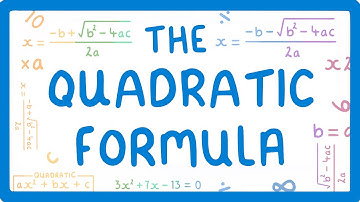 GCSE Maths - Solving Quadratics Using the Quadratic Formula (2026/27 exams)