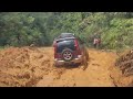 Perodua Kembara menguasai road tu hulu sungai kelemin vol 3 bersama 15 jentera 4x4.Laluan felda