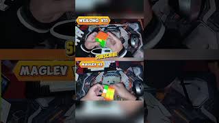 Comparing Weilong V11 vs RS3M V5 MagLev During Practice 🔥🎧 #SpeedCubing