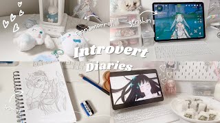 introvert diaries | playing games, art & enjoying my own company