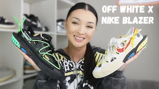 OFF WHITE NIKE BLAZER LOW BOTH COLOURWAYS REVIEW & ON FEET