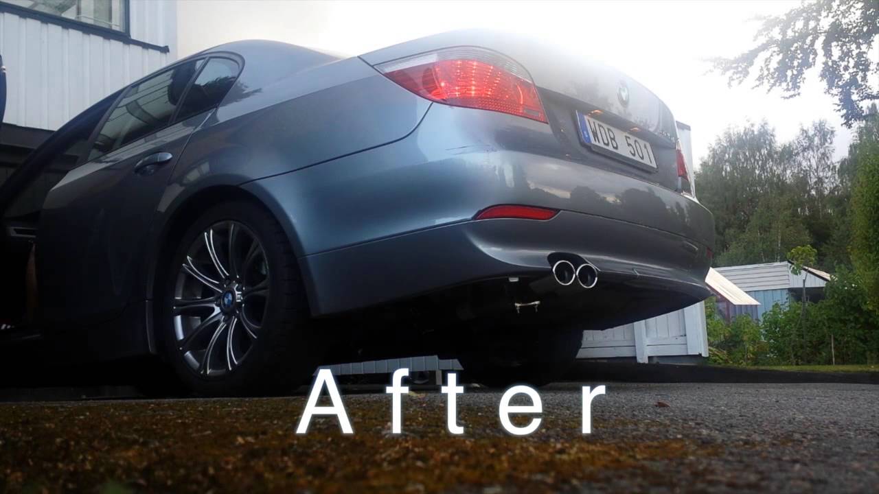 Bmw E60 525i Muffler Delete
