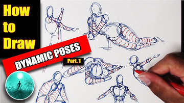 How to draw Dynamic Poses: Step by Step Easy