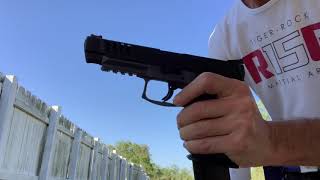 Mag release with trigger finger