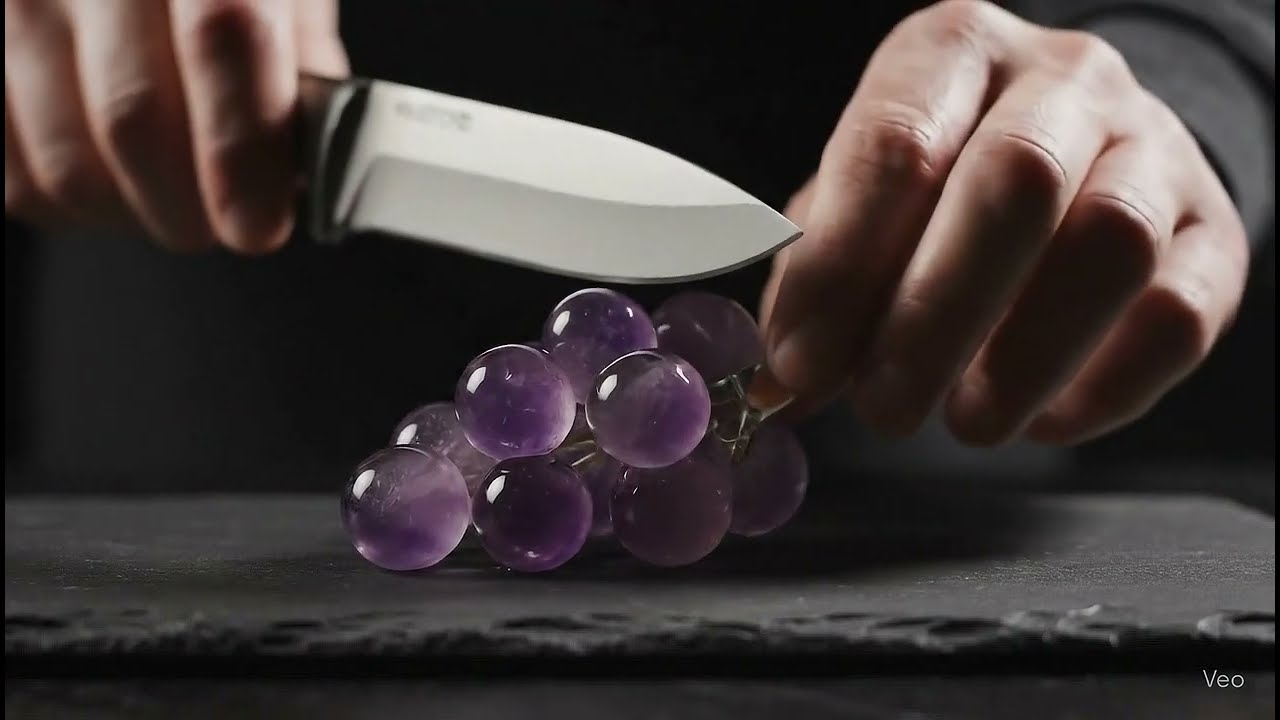 CRYSTAL GRAPE CRACK! 💜 8-Second ASMR (