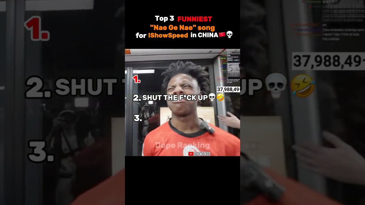 Top 3 "Nae Ge Nae" song for IShowSpeed in China IRL🇨🇳💀🤣  #ishowspeedstream #ishowspeed #irl