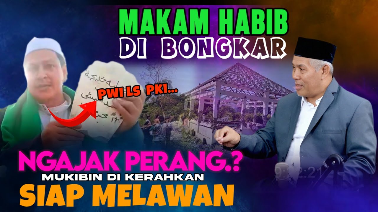 KH MARZUKI MUSTAMAR BUKA SUARA PEMBONGKARAN MAKAM HABIB DI PASURUAN ADA DASAR HADISTNYA tuntang