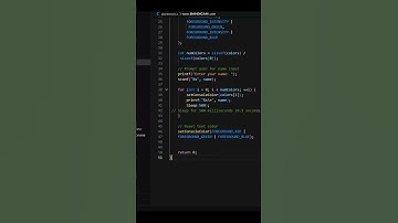 Print your name in different colors 😍😍#cprogramming #coding #youtube #shorts