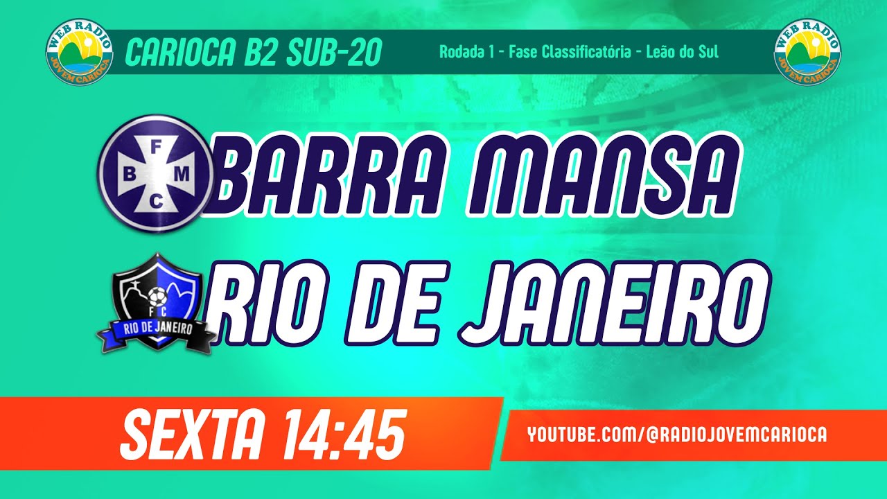 Barra Mansa x Rio de Janeiro - Carioca Série B2 Sub-20 2025 (Rodada 1 ...