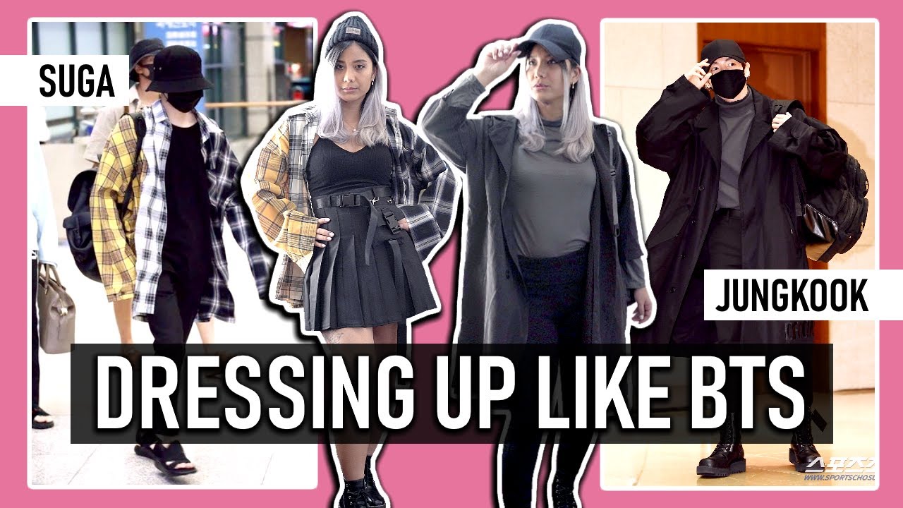 DRESSING LIKE JUNGKOOK FOR A WEEK // INSPIRED OUTFITS 