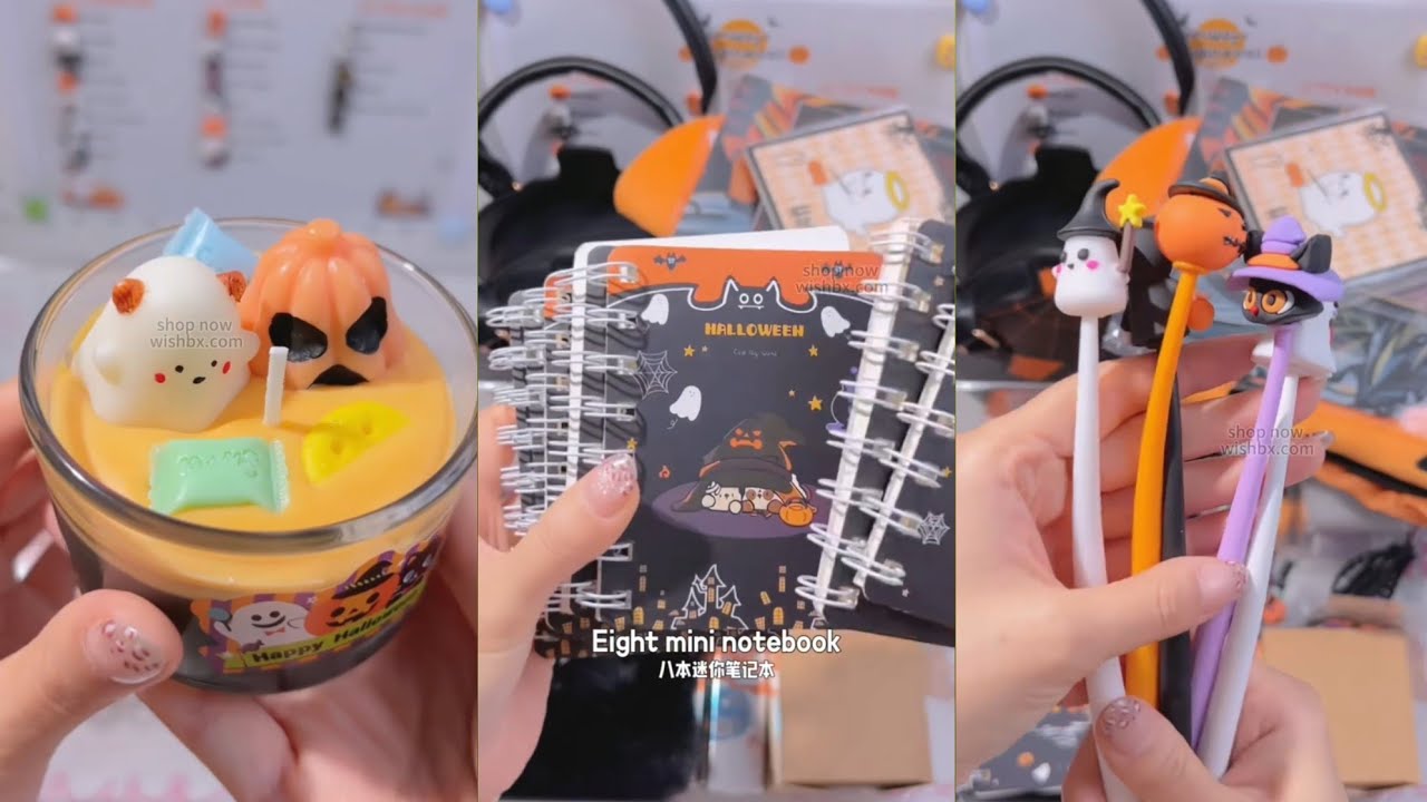 ASMR PACKING LUCKY SCOOPS HALLOWEEN 