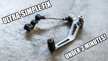 ULTRA SIMPLE - Ninja 400 Shift Lever Replacement and Ergonomic Adjustment