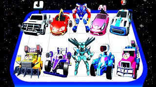 New, Merge Robot : Monster Car, Robot Rampage Merge Battle, Mobile Gameplay, Max Level