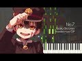 FULL No 7 Jibaku Shounen Hanako Kun OP Piano Arrangement Synthesia 
