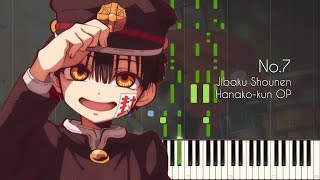 [FULL] No.7 - Jibaku Shounen Hanako-kun OP - Piano Arrangement [Synthesia] chords