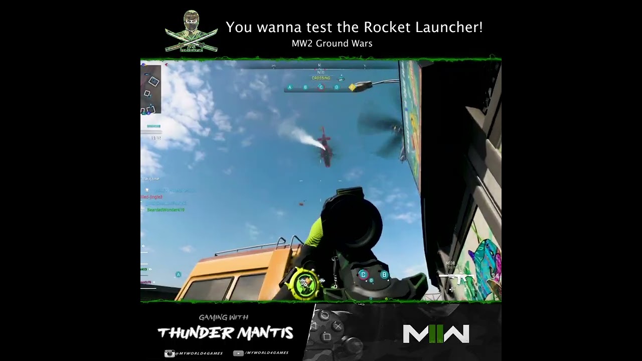 You wanna test the Rocket Launcher! Modern Warfare 2
