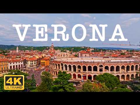 Verona, Italy 🇮🇹 | 4K Drone Footage (With Subtitles)