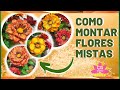 🔹COMO MONTAR FLORES MISTAS DE EVA PARA ARRANJOS|PASSO A PASSO COMPLETO/CGFLORES CURSOS