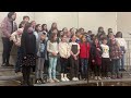 Bridges, sung by the fourth grade